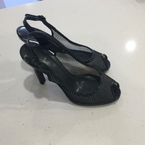 Stuart Weitzman Peep toe Sandals Sz.8 - Picture 4 of 7